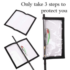 PFILERSO 4 Pack lure wraps medium size laid out