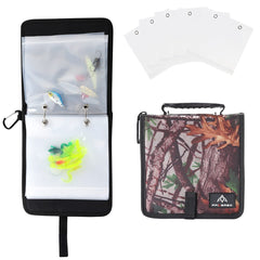 PFILERSO fishing tackle binder in tree camouflage, front view