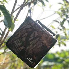 Open binder showing 20 clear inner bags for soft plastics