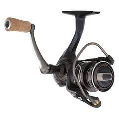 Pflueger President XT 25X aluminum main shaft close-up for rigidity and durability.