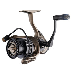 Pflueger Supreme 35 machined aluminum spool for braid-ready line control.