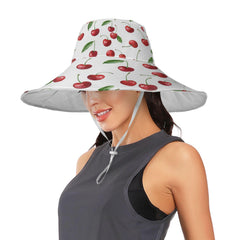 Pfrewn sun hat with UPF 50+ and wide brim shielding face and neck