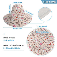 Foldable travel-friendly sun hat suitable for beach and outdoor use