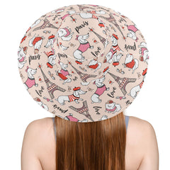 Close-up of UV protection and breathable fabric on sun hat