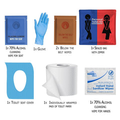 pH Advantage Toilet Seat Cover Pack showing clean seating in shared facilities.