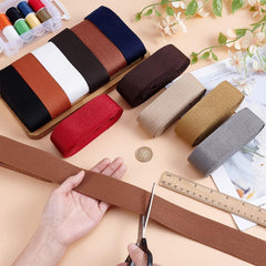 PH PandaHall bag strap cotton webbing in earthy tones for durable handles