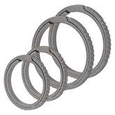 PH PandaHall titanium key rings set in 0.9 and 1.2 inches for versatile daily carry