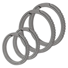PH PandaHall titanium key rings set in 0.9 and 1.2 inches for versatile daily carry