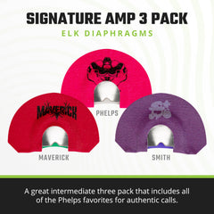 Phelps AMP Diaphragms Elk Call bull bugle design for powerful calling in the field.