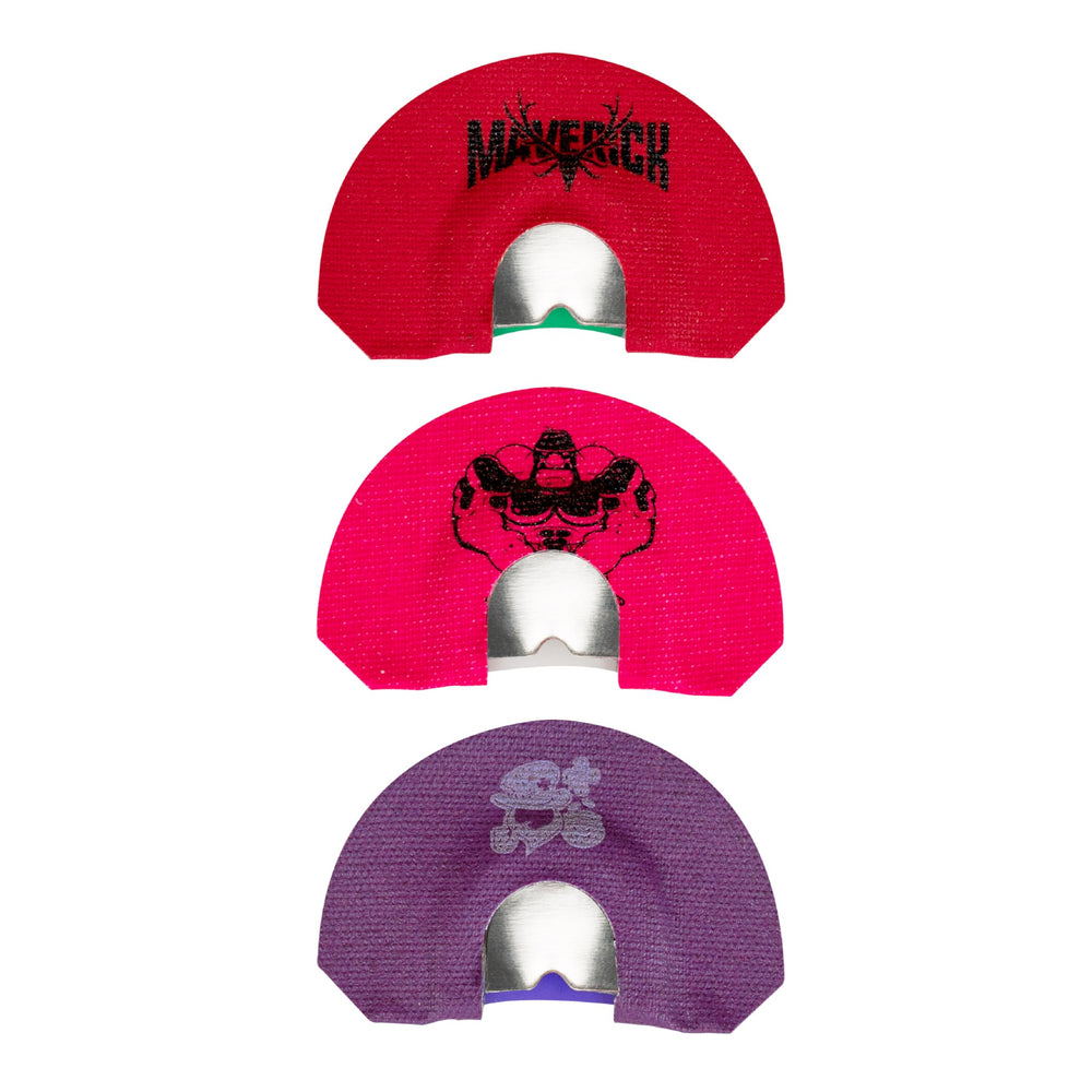 Phelps AMP Diaphragms Elk Call close-up showing cow calls for versatile field vocalizations.