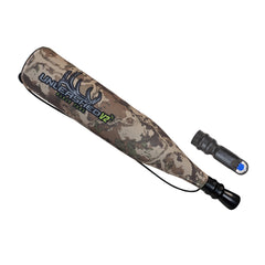 Phelps Unleashed V2 bugle tube with dual mouthpiece system for versatile elk calling.