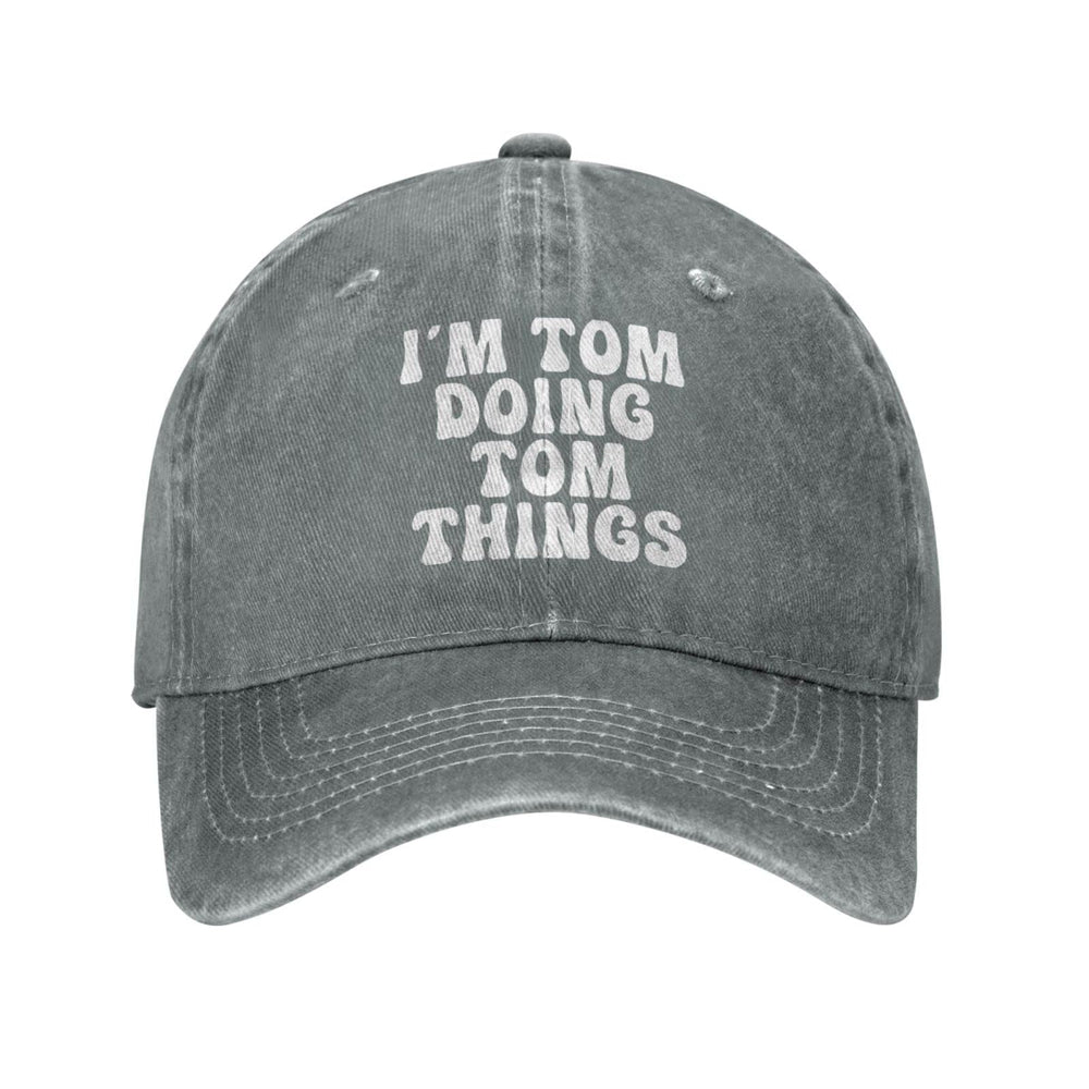 Philysonic Tom Things hat front graphic for everyday casual style