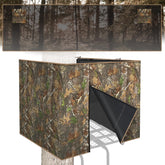 Phoncoo see-through hunting tree stand blind perforated fabric enables discreet scouting.