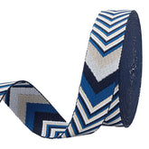 PH PandaHall blue arrow style webbing strap for DIY bags and accessories