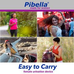 PIBELLA compact zip bag and pouch for portable urination device
