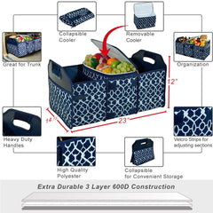 Picnic at Ascot sturdy padded handles ease lifting heavy loads