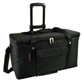 Picnic at Ascot travel cooler with wheels showing 64-can capacity for large outings
