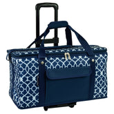 Picnic at Ascot travel cooler with wheels side view demonstrates easy transport during hikes or trips