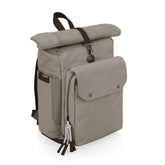 Picnic Time Carmel Roll Top Backpack Cooler main compartment keeps snacks organized for picnics