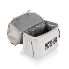 PICNIC TIME Coca-Cola Tarana Backpack Cooler side view showing comfortable straps for long hikes.