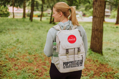 PICNIC TIME Coca-Cola Tarana Backpack Cooler insulated compartment keeps beverages cold on trips.
