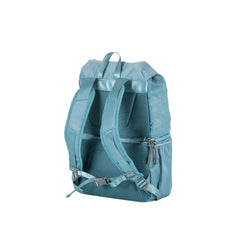 PICNIC TIME Tarana Aurora Blue expandable mesh compartment for quick access.