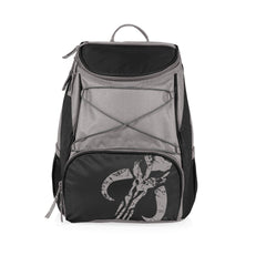 Picnic Time Mythosaur Skull PTX Backpack Cooler front view shows bold Star Wars design