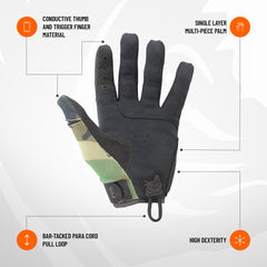 PIG Alpha trigger finger uses Clarino for high-sensitivity trigger control.
