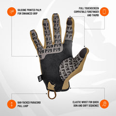 PIG Delta Utility Gloves adjustable closure provides a secure, rapid fit.