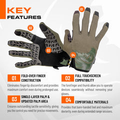 PIG Delta Utility gloves breathable materials for extended wear.