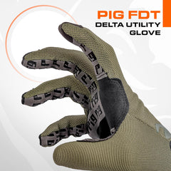 PIG Delta Utility gloves touchscreen demo for device use.