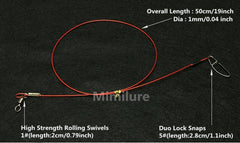 Pike and catfish leader, 100-120lb test