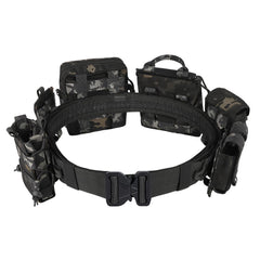 PIKEON tactical belt quick-release buckle enables fast gear access during duties