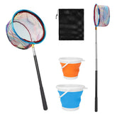 PilavAloo kids fishing net set with extended handle