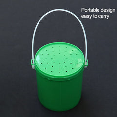 Pilipane Worms Bait Holder with handle, portable design for on the go fishing.
