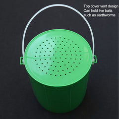 Pilipane Worms Bait Holder open cover, quick access while keeping bait secure.