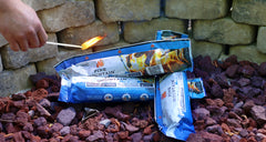 Pine Mountain Roasting Logs stack of three for reliable lighting
