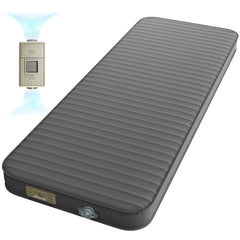 PineHike self-inflating sleeping pad close-up shows soft foam for quiet, comfortable nights.