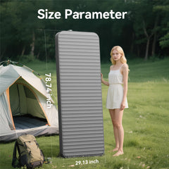 PineHike sleeping pad upgraded sponge focus emphasizes reduced noise and plush support.