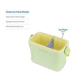 Pinnacle Mini Cooler locking lid keeps items secure during travel.