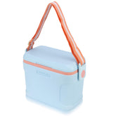 Pinnacle 8.5Qt Mini Cooler with smart ice pack divider keeps food organized on the go.