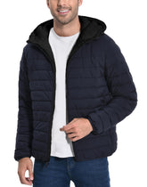 Pioneer Camp men's winter puffer jacket front view for practical warmth and style.