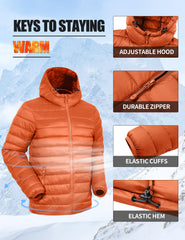 Pioneer Camp Puffer Jacket windproof cuffs image demonstrates warmth against gusts.