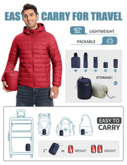 Pioneer Camp Puffer Packable in Bag demonstrates compact warmth for travel.