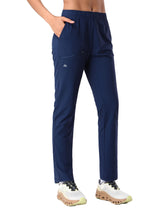 Pioneer Camp women's hiking pants UPF50 elastic waist pocket detail for sun protection and convenience