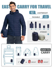 Pioneer Camp Puffer Jacket packable bag view highlights easy storage for travel and outdoor trips