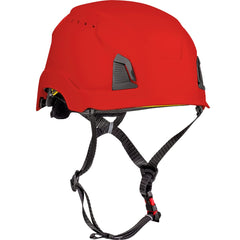 PIP Traverse vented helmet front view; lightweight ABS shell for comfort during long climbs