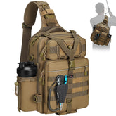Piscifun 30L fishing tackle backpack with rod holder keeps gear organized for long trips.