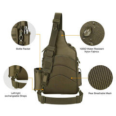 Piscifun 30L multicompartments design keeps lures and tools neatly sorted.