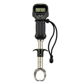 Front view of Piscifun fish gripper with digital scale